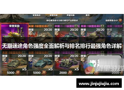 无期迷途角色强度全面解析与排名排行最强角色详解